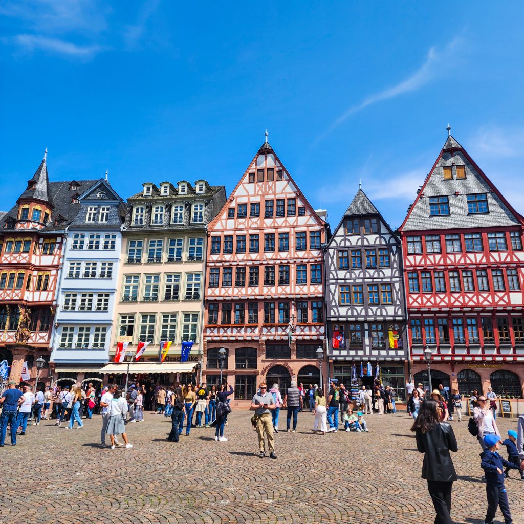 Main Square traditional houses in Frankfurt, Germany