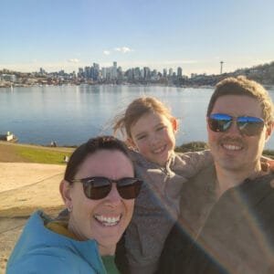 Puffers but no beanies in the sunshine